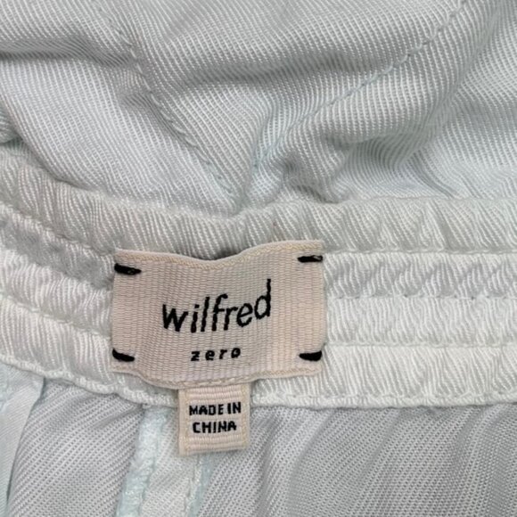 Aritzia Wilfred Shorts Crepe Paperbag Ruched Elastic Waist  Mint Green Size 0 - Picture 10 of 15